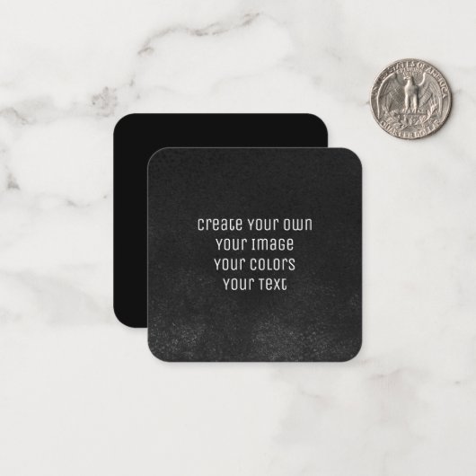 Ontwerp op uw manier - Creëer uw eigen manier Notitiekaartje (Voorkant / Achterkant in situ)