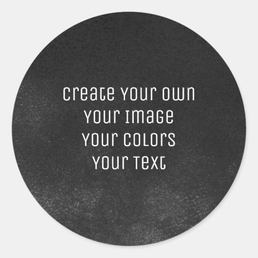 Ontwerp op uw manier - Creëer uw eigen manier Ronde Sticker (Voorkant)