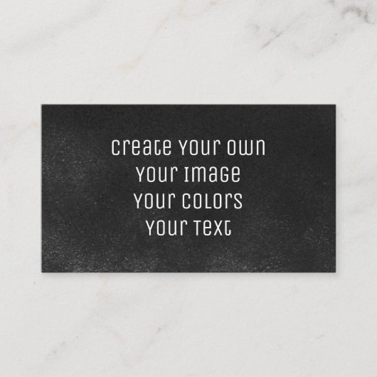 Ontwerp op uw manier - Creëer uw eigen manier Visitekaartje (Voorkant)