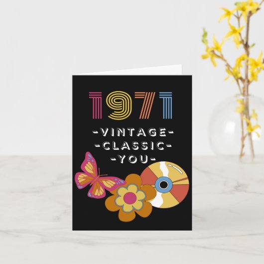  ontwerp op vrijdag 1971 kaart (Gele Bloem)