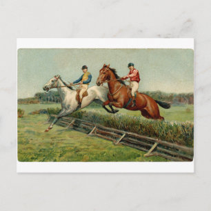 ontwerp paardenras briefkaart