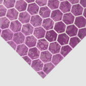 Ontwerp Paarse bijenreeks 13 Tissuepapier (Detail)