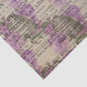 Ontwerp Paarse bijenreeks 16 Tissuepapier (Detail)