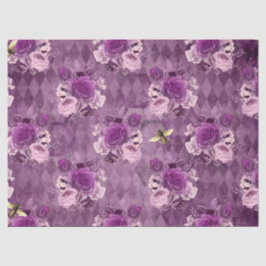 Ontwerp Paarse bijenreeks 17 Tissuepapier