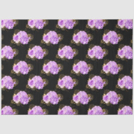 Ontwerp Paarse en Gold Floral-reeks 18 Tissuepapier