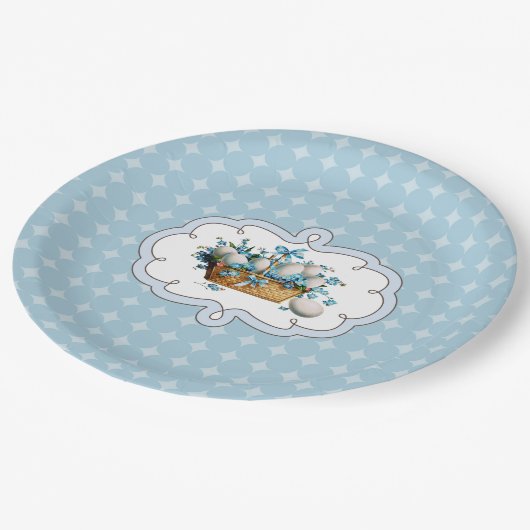 ontwerp Pasen Brunch | Borden voor partijpapier Papieren Bordje (Gekanteld)