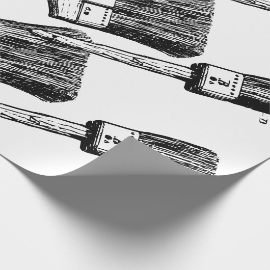 Ontwerp penseel cadeaupapier (Hoek)