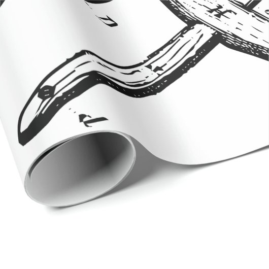 Ontwerp penseel cadeaupapier (Rol Hoek)