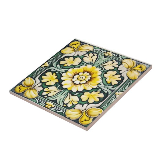  ontwerp Peranakan Tegeltje (Zijkant)