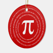 Ontwerp pi-nummer keramisch ornament (Links)