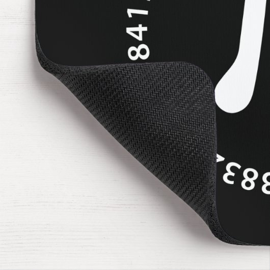 Ontwerp pi-nummer muismat (Hoek)