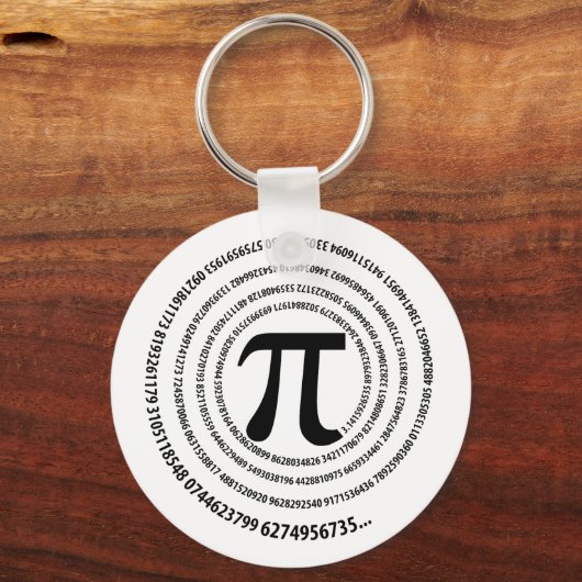 Ontwerp pi-nummer sleutelhanger (Voorkant)