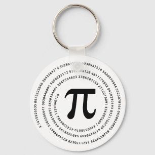 Ontwerp pi-nummer sleutelhanger