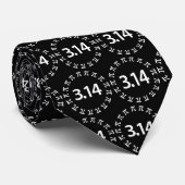 Ontwerp pi-nummer stropdas (Opgerold)