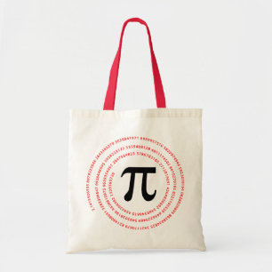 Ontwerp pi-nummer tote bag