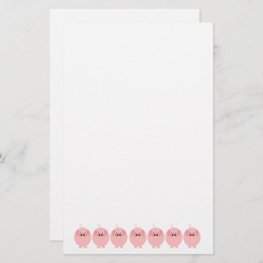 Ontwerp pingelen briefpapier (Voorkant / Achterkant)