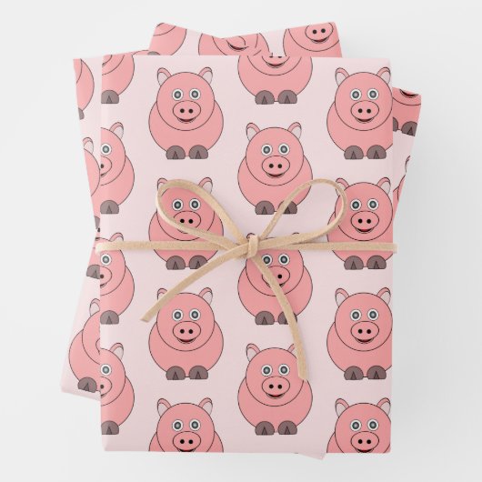 Ontwerp pingelen inpakpapier vel (In situ)