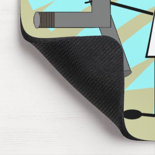 Ontwerp Plumstick-persoon Muismat (Hoek)