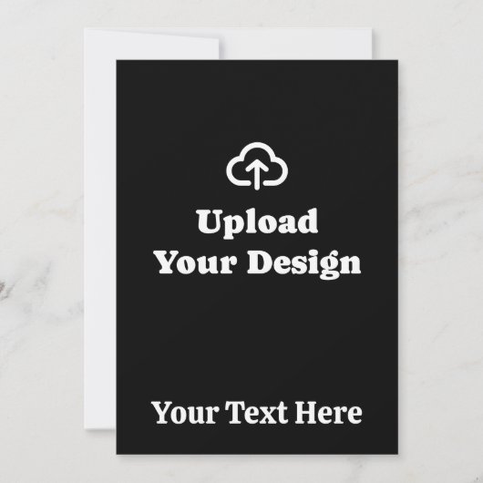 Ontwerp plus aangepast bericht kaart (Voorkant)