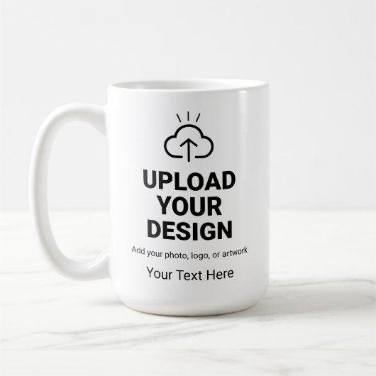 Ontwerp plus aangepast bericht koffiemok (Links)