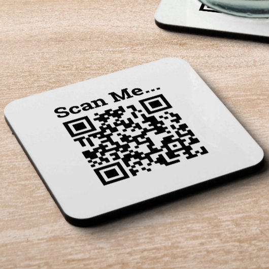 Ontwerp QR-code Bier Onderzetter