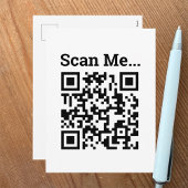 Ontwerp QR-code Briefkaart
