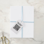 Ontwerp QR-code Cadeaulabel (Met Touw)