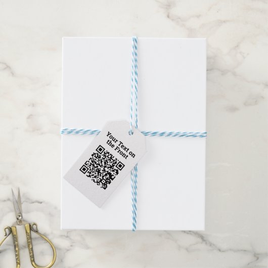Ontwerp QR-code Cadeaulabel (Met Touw)