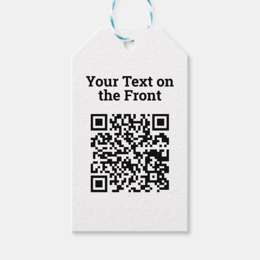 Ontwerp QR-code Cadeaulabel (Voorkant)