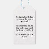 Ontwerp QR-code Cadeaulabel (Achterkant)