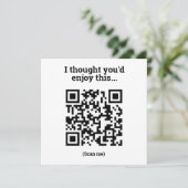 Ontwerp QR-code Kaart (Staand voorkant)