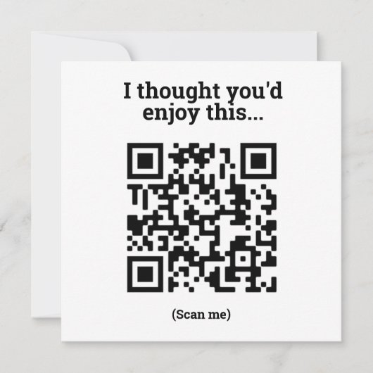 Ontwerp QR-code Kaart (Voorkant)