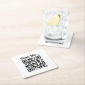 Ontwerp QR-code Kartonnen Onderzetters (Insitu)
