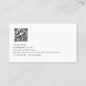 Ontwerp QR-code Logo voor moeder en vogels Visitek Visitekaartje (Achterkant)