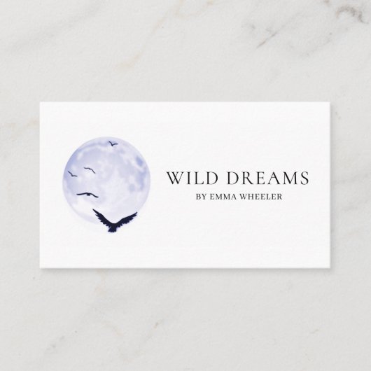 Ontwerp QR-code Logo voor moeder en vogels Visitek Visitekaartje (Voorkant)