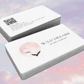 Ontwerp QR-code Logo voor moeder en vogels Visitek Visitekaartje