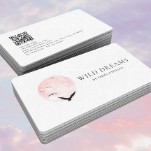 Ontwerp QR-code Moon & Birds Logo