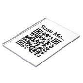 Ontwerp QR-code Notitieboek (Linkerzijde)