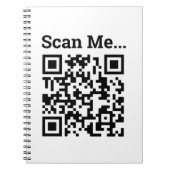 Ontwerp QR-code Notitieboek (Voorkant)