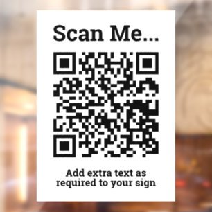 Ontwerp QR-code Raamsticker