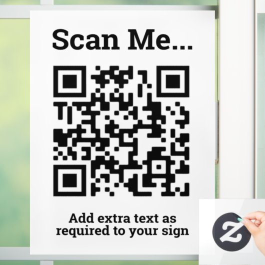 Ontwerp QR-code Raamsticker (Huis)