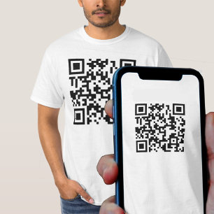 Ontwerp QR-code T-shirt