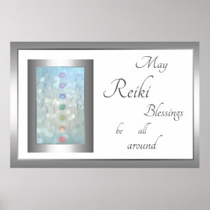 Ontwerp Reiki Blessings Poster