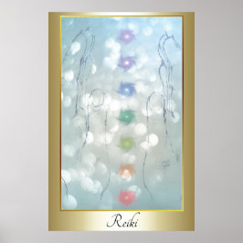 Ontwerp Reiki Healing Hands Poster