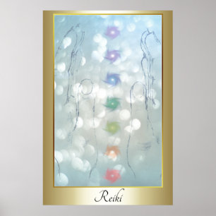 Ontwerp Reiki Healing Hands Poster