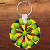ONTWERP RETRO TENNIS SLEUTELHANGER (Voorkant)