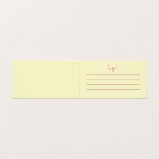 ontwerp retro van kunstenaars maken mooie tas uit visitekaartje (Binnenkant ongevouwen)