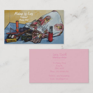 ontwerp retro van kunstenaars maken mooie tas uit visitekaartje