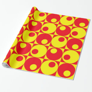 Ontwerp Retrostijl Cadeaupapier