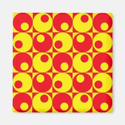 Ontwerp Retrostijl Magneet (Voorkant)